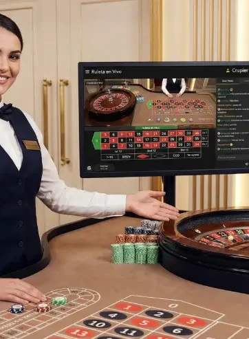 Ruleta en vivo con crupier real